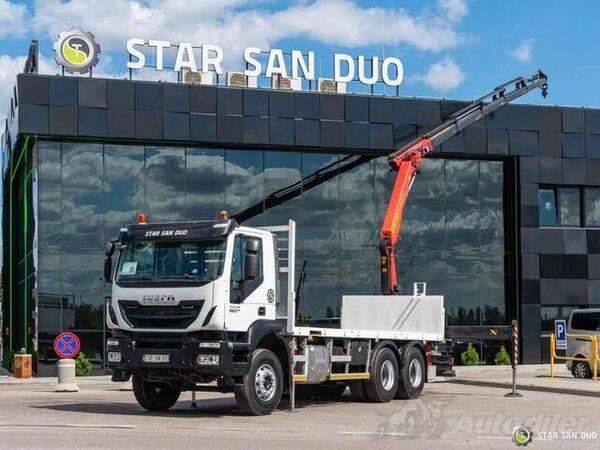 Iveco - TRAKKER 360 6x4 / PALFINGER PK 18502 / Rotator / Otvorena platforma / Kamion sa dizalicom...