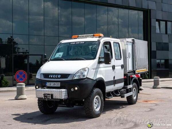 Iveco - DAILY 55S17W 4x4 / DOKA dupla kabina / Camper / Cerada / Kamion do 3,5 t / STR-0723