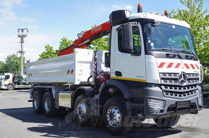 Mercedes Benz - Arocs 3236 8×4 / autodizalica / Fassi F155A.0.22 / 2-smerni / daljinski upravljač...