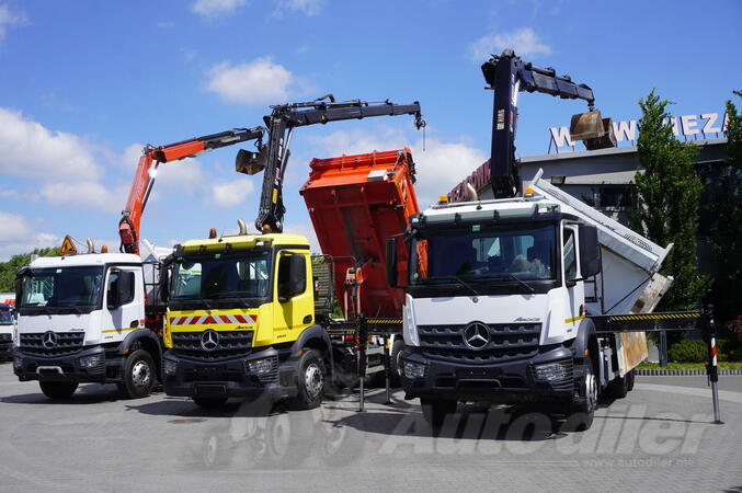 Mercedes Benz - Arocs 2636 6×4 / autodizalica / HIAB / rotator / 3-smerni kip / 100.000 km / FHM-...