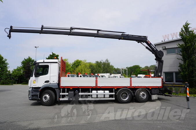 Mercedes Benz - Antos 2540 6x2-4 / kamion sa ravnom platformom / HIAB X-HIDUO 188 ES-4 / rotator ...