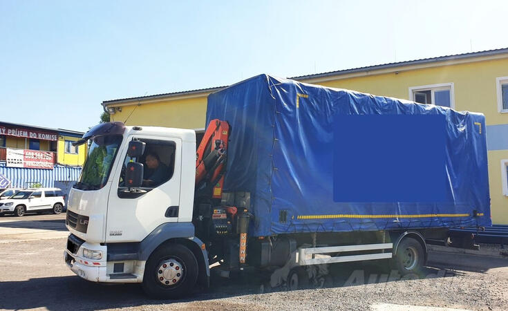DAF - LF55.220 / Kran / Cerada / Kamion sa ceradom / AL086