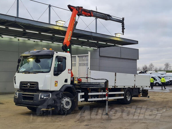 Renault - C 280 / Palfinger PK12002 - EH Rotirajuća Dizalica / Ravna Platforma / Kamion / MO3178