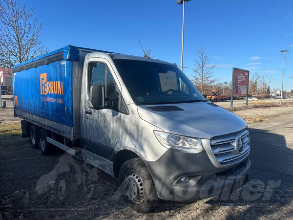 Mercedes Benz - SPRINTER 519 CDI / Ravna Platforma + Cerada / Pogon na Zadnje Točkove / L2 / 6x2 ...