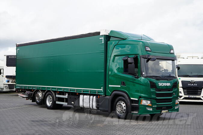 Scania - / G 410 / E 6 / Cerada + Rampa / 22 palete / Dužina 9 m / Retarder / Kamion sa ceradom /...