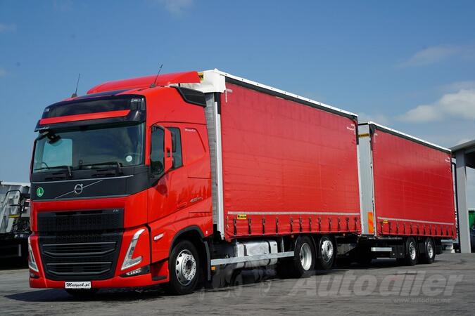 Volvo - FH 460 kamion sa klizna zavesa cerada + prikolica sa kliznom ceradom / IMP-4323