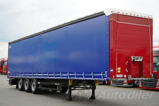 Schmitz Cargobull - FIRANKA / STANDARD / PODIZNA OSOVINA / PODIZNI KROV / POLUPRIKOLICA SA KLIZNO...