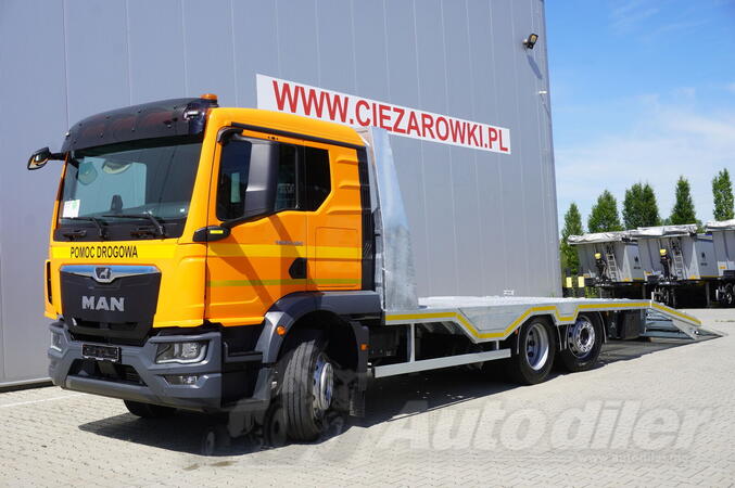 MAN - TGM 26.320 / Novi / 6x2-4 / Nova pocinkovana platforma 9,2 m / Šlep vozilo / FHM-0338