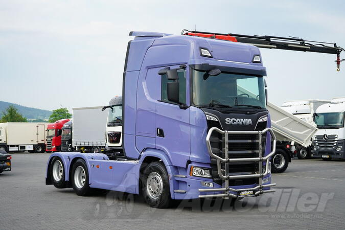 Scania - S 590 / V8 / Euro 6 / ACC / Boogie / 3 osovine / Retarder / DMC 80.000 kg / Tegljač / DO...