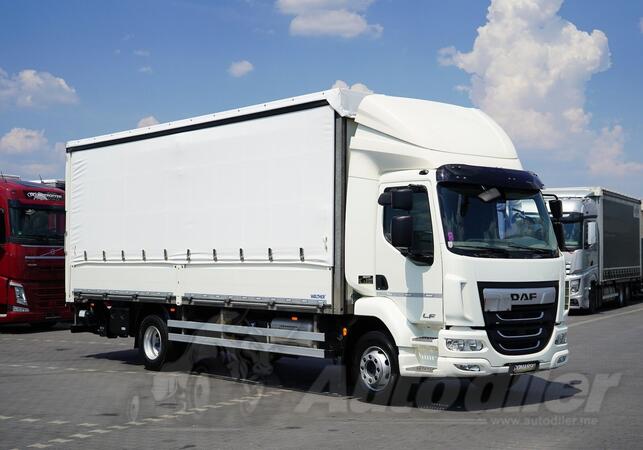 DAF - LF / 260 / Euro 6 / ACC / Kamion sa kliznom ceradom / Utovarna rampa / Nosivost 8.975 kg / ...