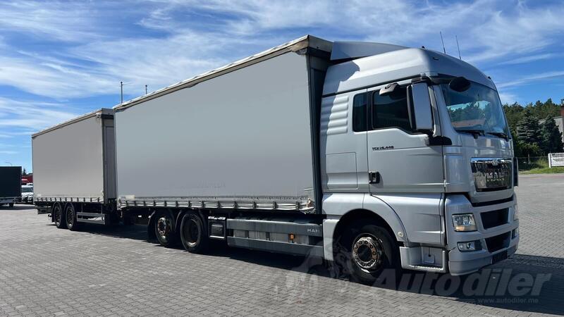 MAN - TGX 26.440 / XLX / Euro 5 / Prvi vlasnik / Kamion sa kliznom ceradom + prikolica sa kliznom...