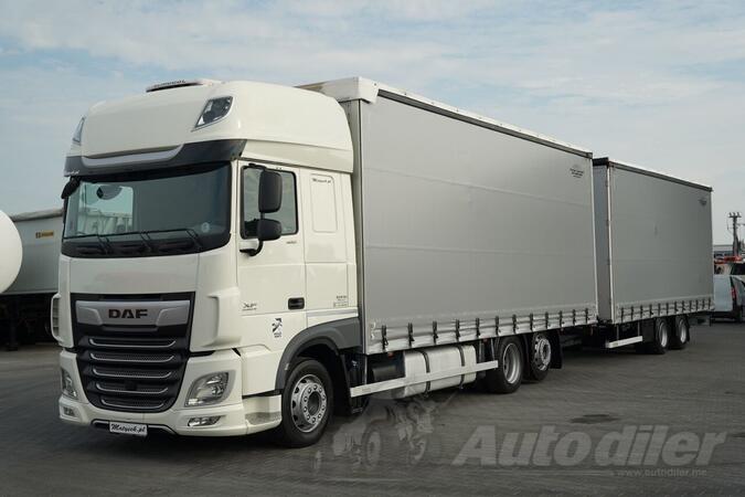 DAF - XF 480 / TANDEM KOMPLET / SSC / PROLAZNI UTOVAR / 120 m³ / I-PARK COOL / Cerada + prikolica...