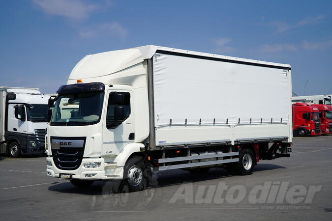 DAF - LF / 260 / EURO 6 / ACC / RAMPA / NOSIVOST 8.975 KG / 18 PALETA / TERETNO VOZILO SA CERADO...