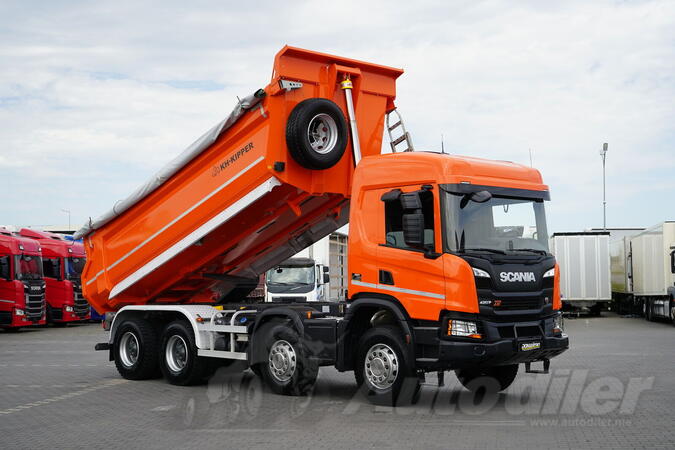 Scania - P 420 / XT / EURO 6 / KIPER / 8 X 4 / NOSIVOST 18.500 KG / DOM-2476