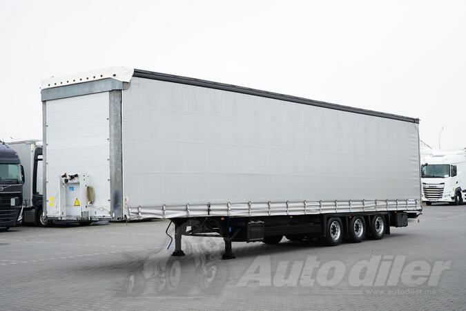 Schmitz Cargobull - / POLUPRIKOLICA SA CERADOM / MEGA / MULTI LOCK / XL / PODIZNA OSOVINA / DOM-...