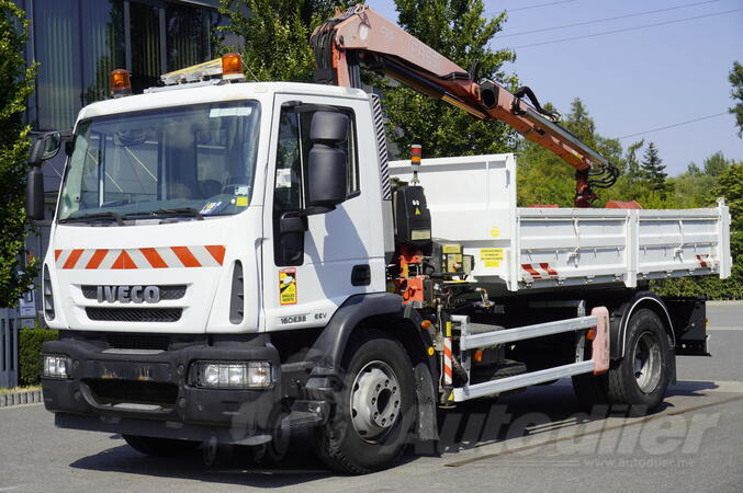 Iveco - Eurocargo 160 E22K kiper / 60.000 km!!! / Fassi F95A.21 dizalica / kamion sa kranom / FHM...