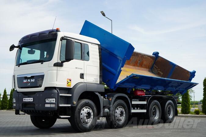 MAN - TGS 35.360 / 8x4 / DVOSTRANI KIPER / HIDRAULIČNA RAMPA / GARNIER / kiper kamion / IMP-4719
