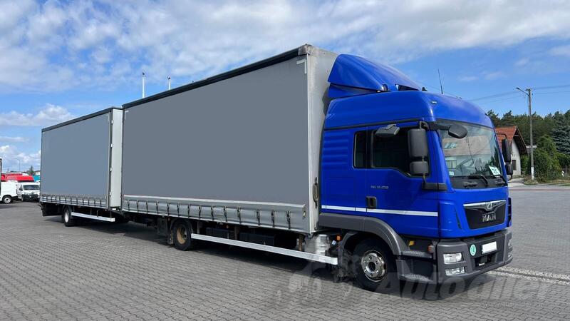 MAN - TGL 12.250 Euro 6 / Kamion sa ceradom / Tandem / Ceradna nadogradnja / GRI-0631