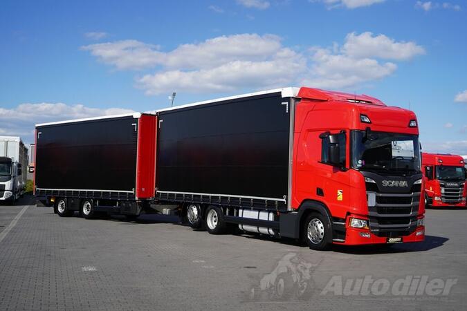 Scania - R 450 / ACC / EURO 6 / KOMPLET ZA PREVOZ 120 M3 / RETARDER / KAMION SA CERADOM + PRIKOLI...