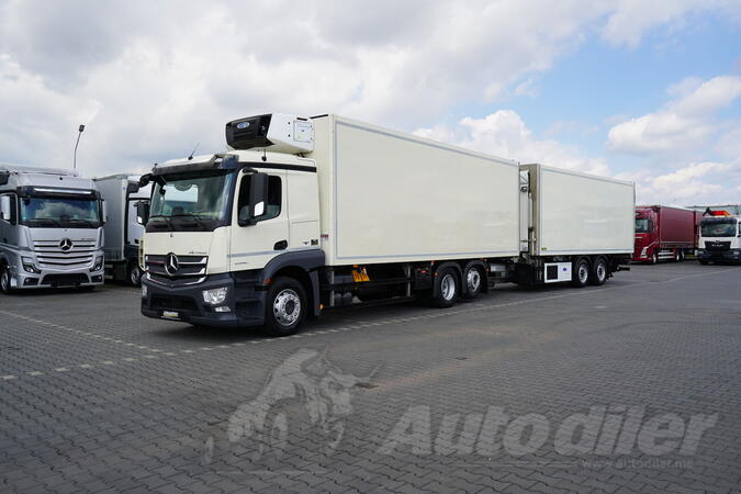 Mercedes Benz - ACTROS / 2540 / ACC / E 6 / KOMPLET ZA PREVOZ / RAMPA / KAMION HLADNJAČA + PRIKOL...