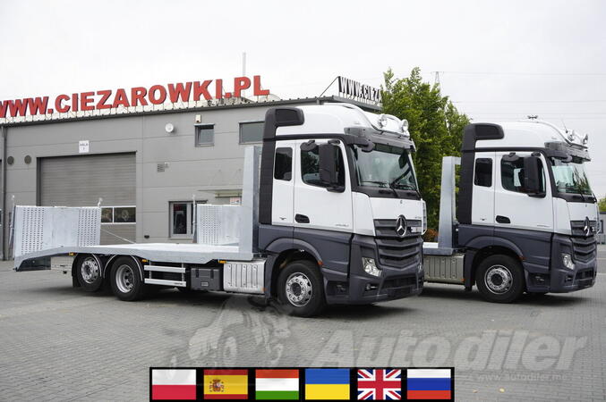 Mercedes Benz - Actros 2540 6×2 / nova pocinkovana šlep služba 7,8 m / tegljač / FHM-0422