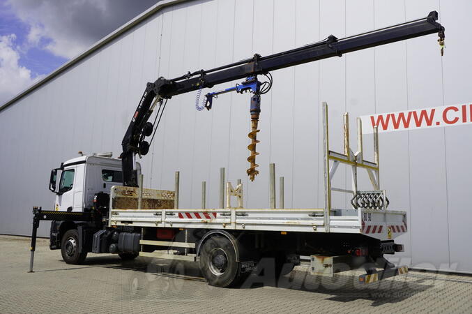 Mercedes Benz - Arocs 1833 4x2 / 50.000 km! / HIAB X-HIPRO 192 ES-3 kran / REM kamionska dizalica...