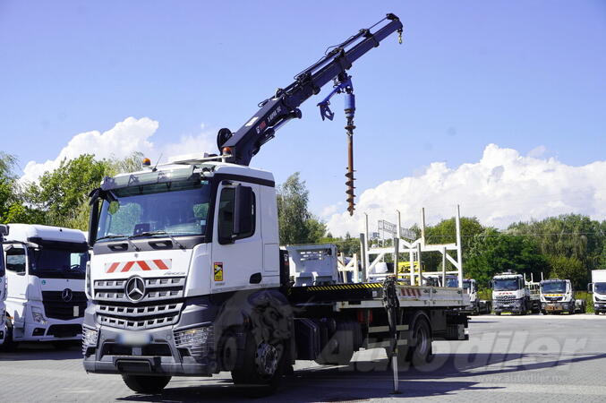 Mercedes Benz - Arocs 1833 4x2 / 50.000 km! / HIAB X-HIPRO 192 ES-3 kran / bušač-kopač na REM šas...