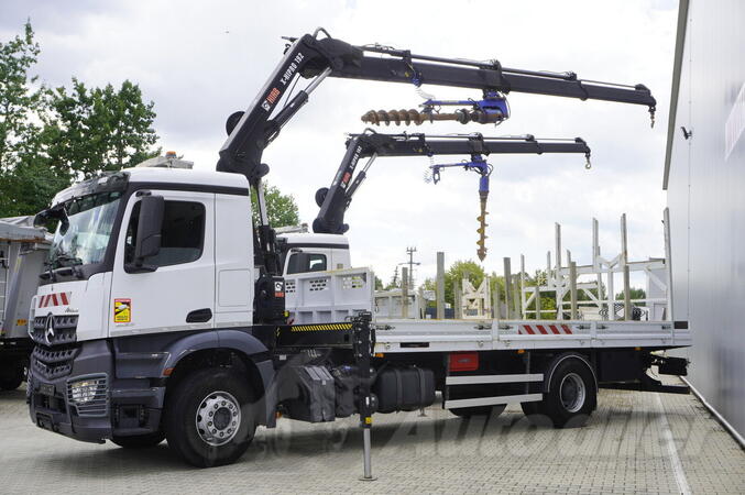 Mercedes Benz - Arocs 1833 4x2 / 50.000 km! / HIAB X-HIPRO 192 ES-3 kran / REM kamionska dizalica...