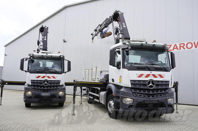 Ostalo - Mercedes-Benz Arocs 1833 4x2 / 50.000 km! / HIAB X-HIPRO 192 ES-3 kran / REM bušač-kopač...