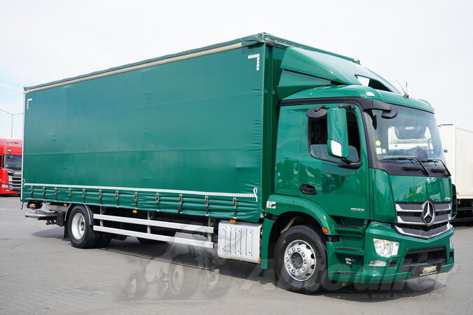 Mercedes Benz - ANTOS / 1833 / ACC / Euro 6 / RAMPA / 21 PALETA / DUŽINA 8,6 M / KAMION SA CERADO...