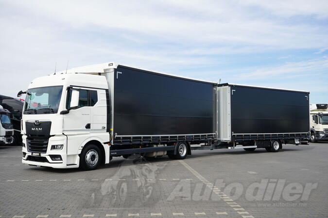 MAN - TGX / 18.470 / Euro 6 / GM / 120 M3 / NOSIVOST 14 810 KG / KAMION SA CERADOM + PRIKOLICA SA...