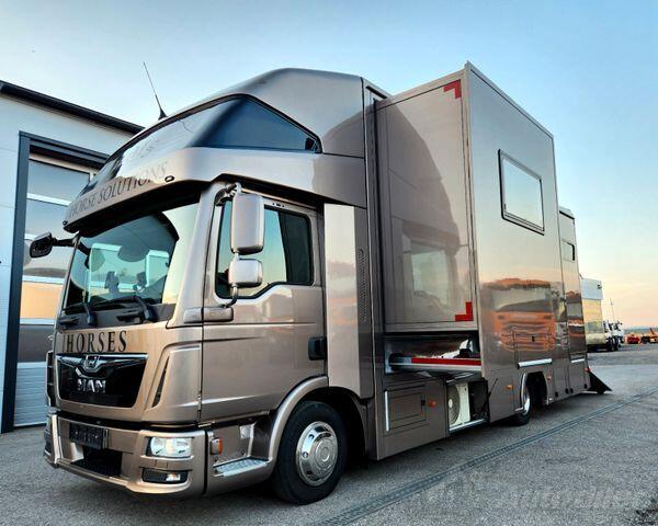 MAN - TGL WMS / TRANSPORTER ZA KONJE / KAMPER / 3 KONJA / KAMION ZA PREVOZ KONJA / INF-0013