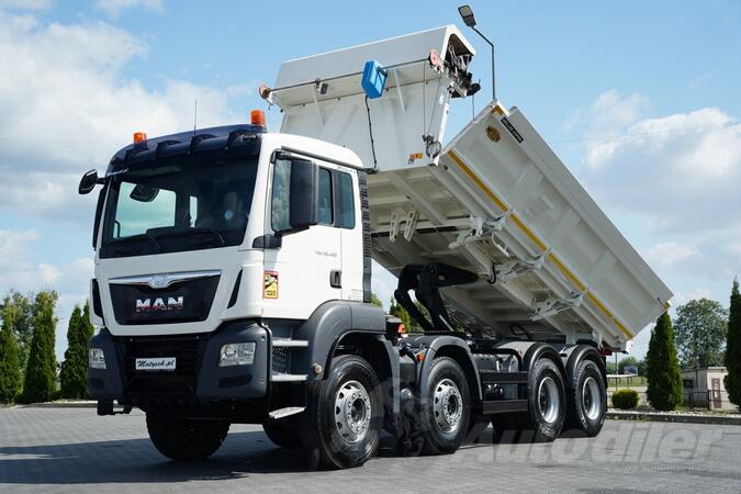 MAN - TGS 35.420 / 8X4 / KIPER NA 2 STRANE / HIDRAULIČNA RAMPA / MEILLER KIPER KAMION / IMP-4791