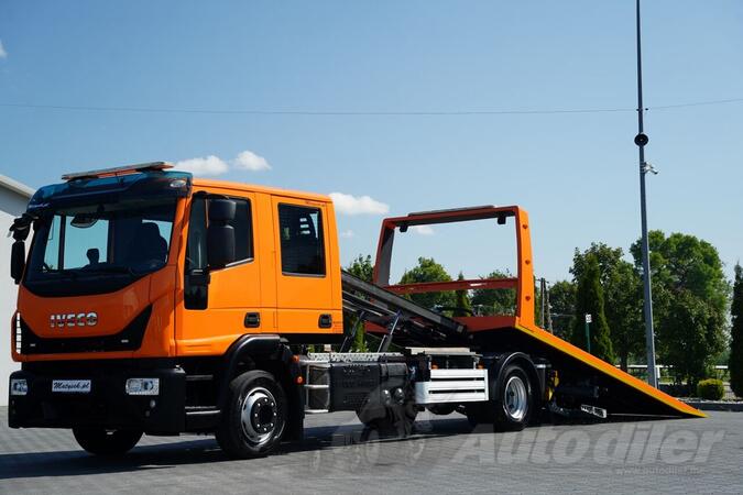 Iveco - EUROCARGO / HIDRAULIČNA ŠLEP PLATFORMA / PLATFORMA - 6 m / BRIGADNA KABINA / KAMION - VUČ...