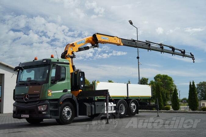 Mercedes Benz - ANTOS 2540 / 6x2 / SANDUK 6,4 m / EFFER 265 DIZALICA / KAMION SA PLATFORMOM / IMP...