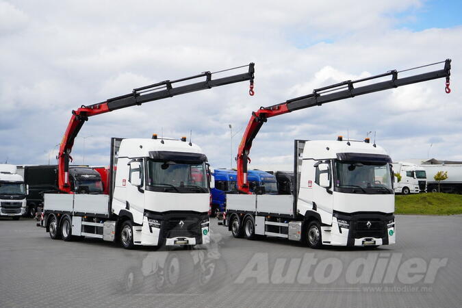 Renault - T 480 / 6x2 / Sandučar / HDS / PALFINGER PK 24.001 / Daljinsko upravljanje / Kamion sa ...