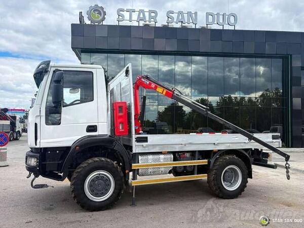 Iveco - Eurocargo 4x4 / HMF 202 / Euro 6 / 76.000 km / kamion sa ravnom platformom / STR-0747