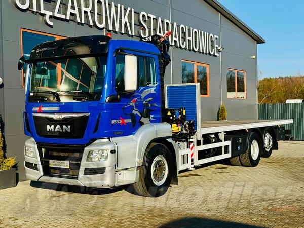 MAN - TGS 26.360 / kran / otvorena platforma / kamion / JOA-0340