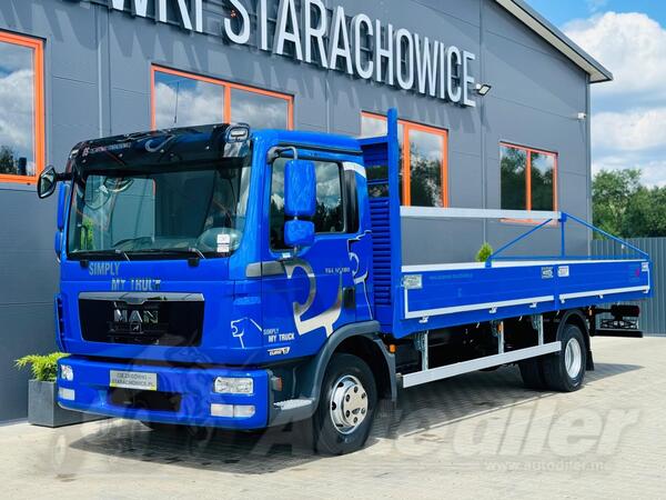 MAN - TGL 12.180 / klima / aluminijumska nadogradnja / E5 / otvorena platforma / kamion / JOA-0354