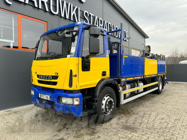 Iveco - EuroCargo 180E25 / kran / Ravna platforma / Kamion / JOA-0359