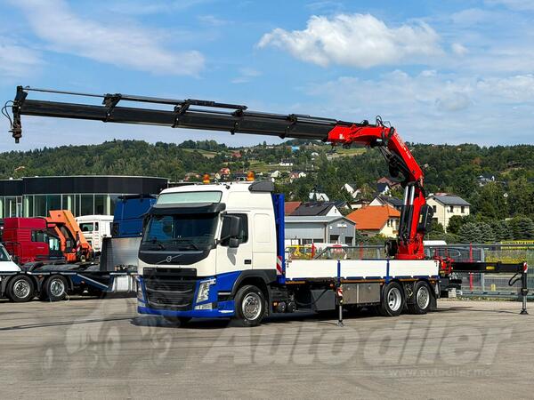 Volvo - FM 420 / kran / kamion sa ravnom platformom / LUS-1379