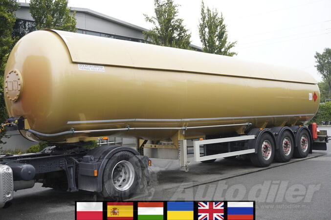 Ostalo - BC-LGC NCG-50 gas tank poluprikolica / ADR / 2023 / Poluprikolica cisterna za gas / FHM-...