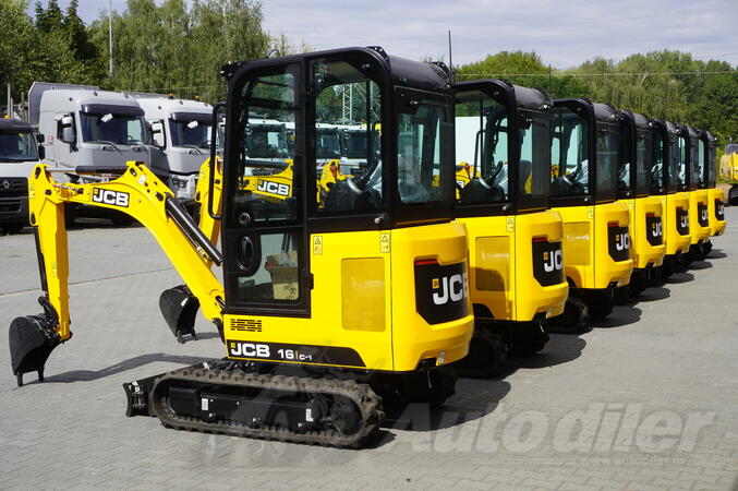 JCB - 16 C-1 mini gusenični bager / Novi/ džojstici / 7 kom. / Mini bager / FHM-0455