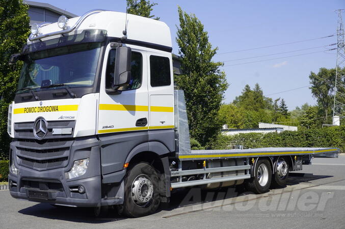 Mercedes Benz - Actros 2540 6x2 / 50.000 km / NOVA POCINKOVANA platforma za šlepovanje 9 m / 5 / ...