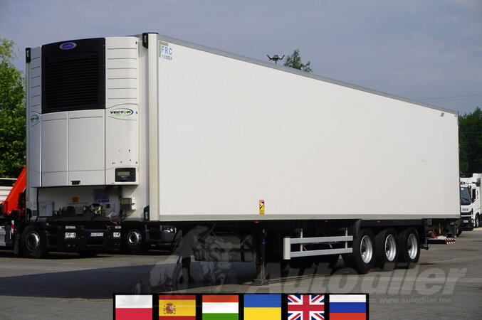Lamberet - hladnjača poluprikolica / Carrier Vector 1550 / Dhollandia lift / Hladnjača poluprikol...