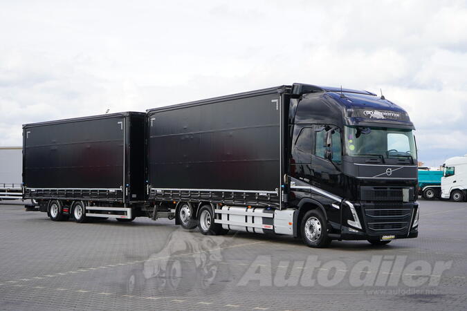 Volvo - FH 460 I-Save / ACC / EURO 6 / ZESTAW PRZEJAZDOWY 120 M3 / Kamion sa ceradom i prikolicom...