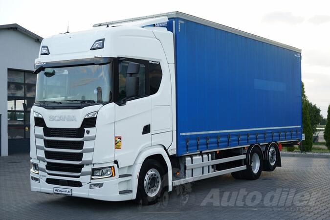 Scania - S 450 / FIRANKA 8,2 m / 6 X 2 / PODIZNA OSOVINA / EURO 6 / KAMION SA CERADOM / IMP-4864
