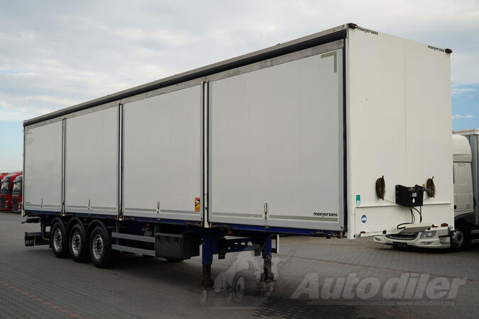 Lecitrailer - / KONTEJNER / OJAČAN POD / OTVARAJUĆE BOČNE STRANICE / POLUPRIKOLICA SA SANDUKOM / ...