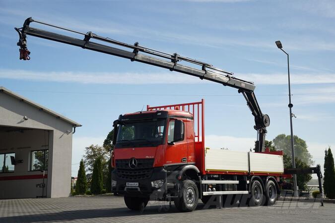Mercedes Benz - AROCS 2640 / 6x4 / SANDUKASTA NADOGRADNJA 6,5 M / HIAB X-HIDUO 188 ES / TERETNI K...