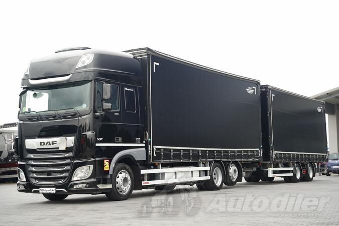 DAF - XF 480 / TANDEM KOMPOZICIJA 120 M3 / PROLAZNA / I-PARK COOL / CERADA / TERETNI KAMION + PRI...